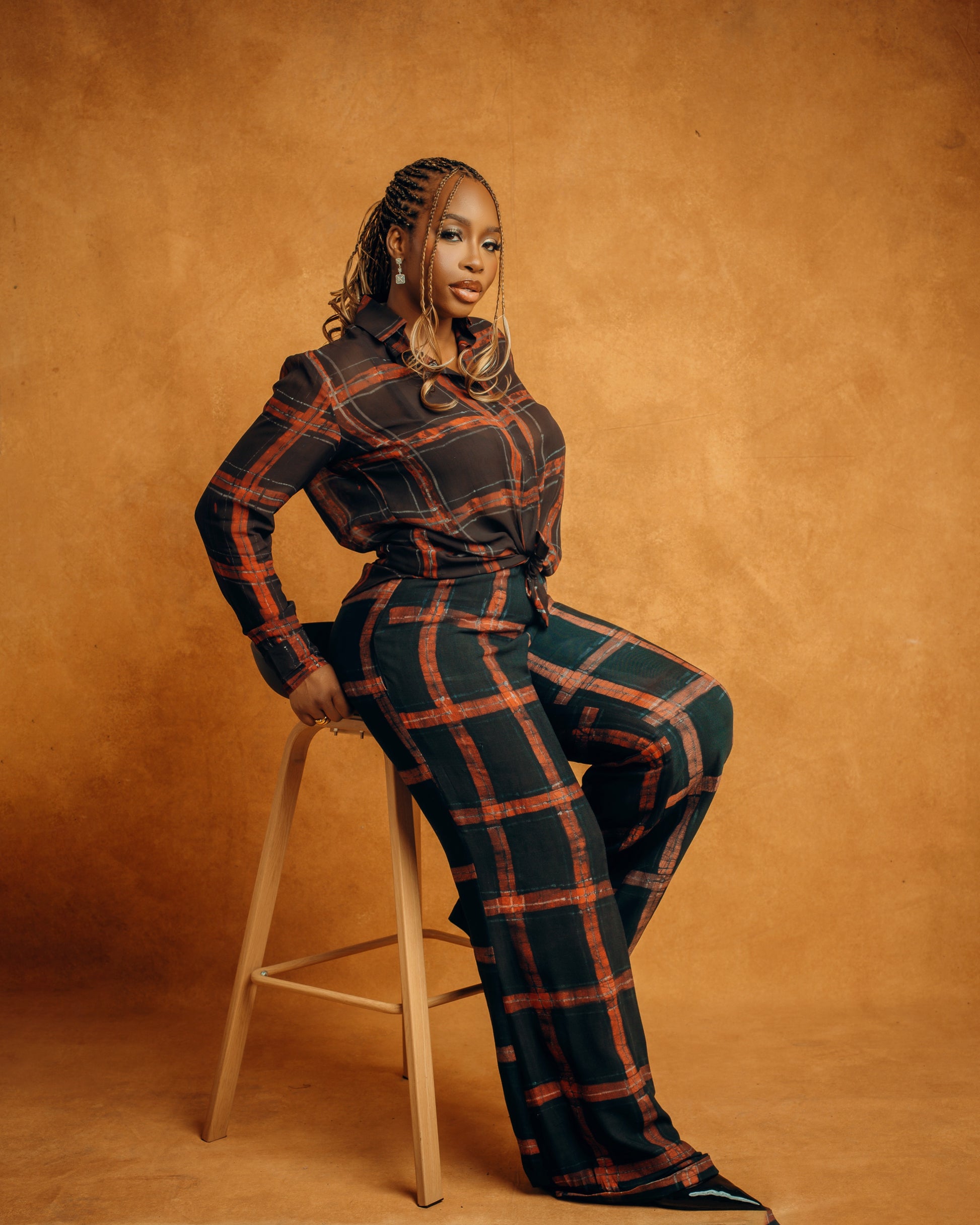 Olà Plaid Two-Piece - Irawo