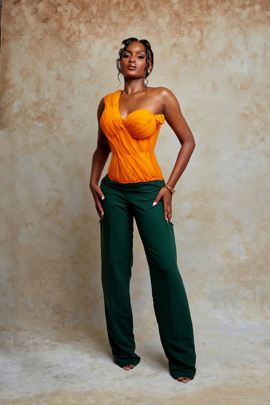 Ròósi Corset Top - Orange - Irawo