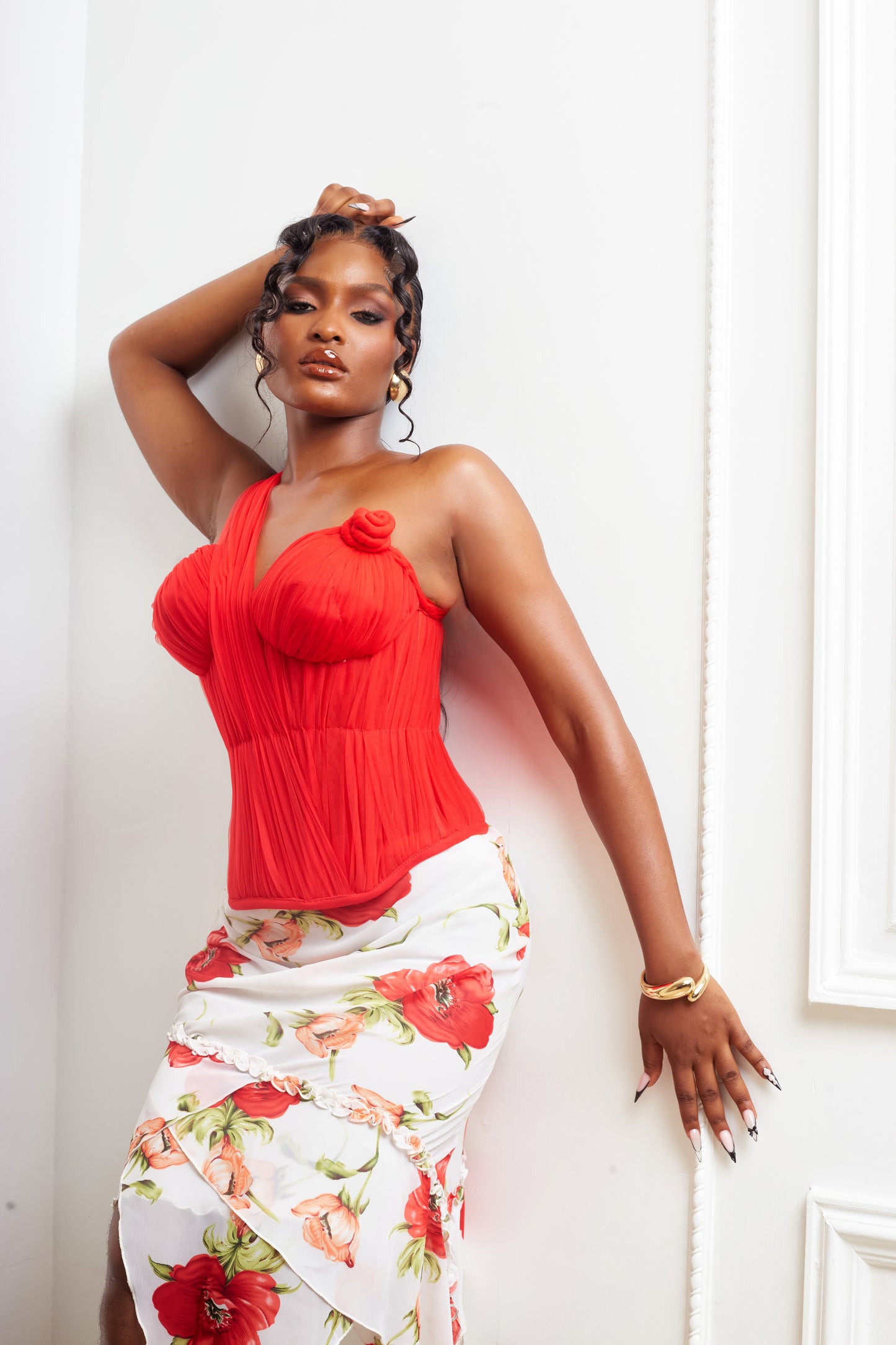 Ròósi Corset Top - Red - Irawo