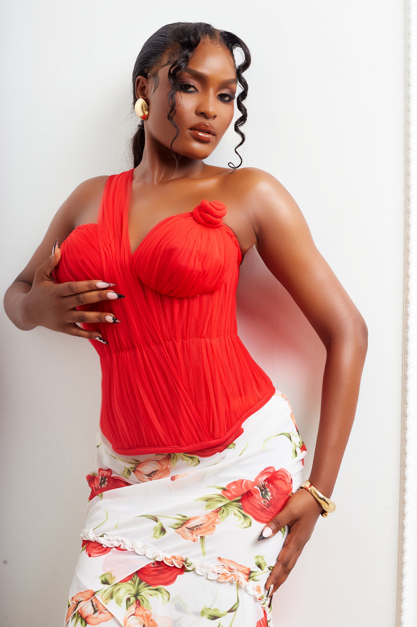 Ròósi Corset Top - Red - Irawo