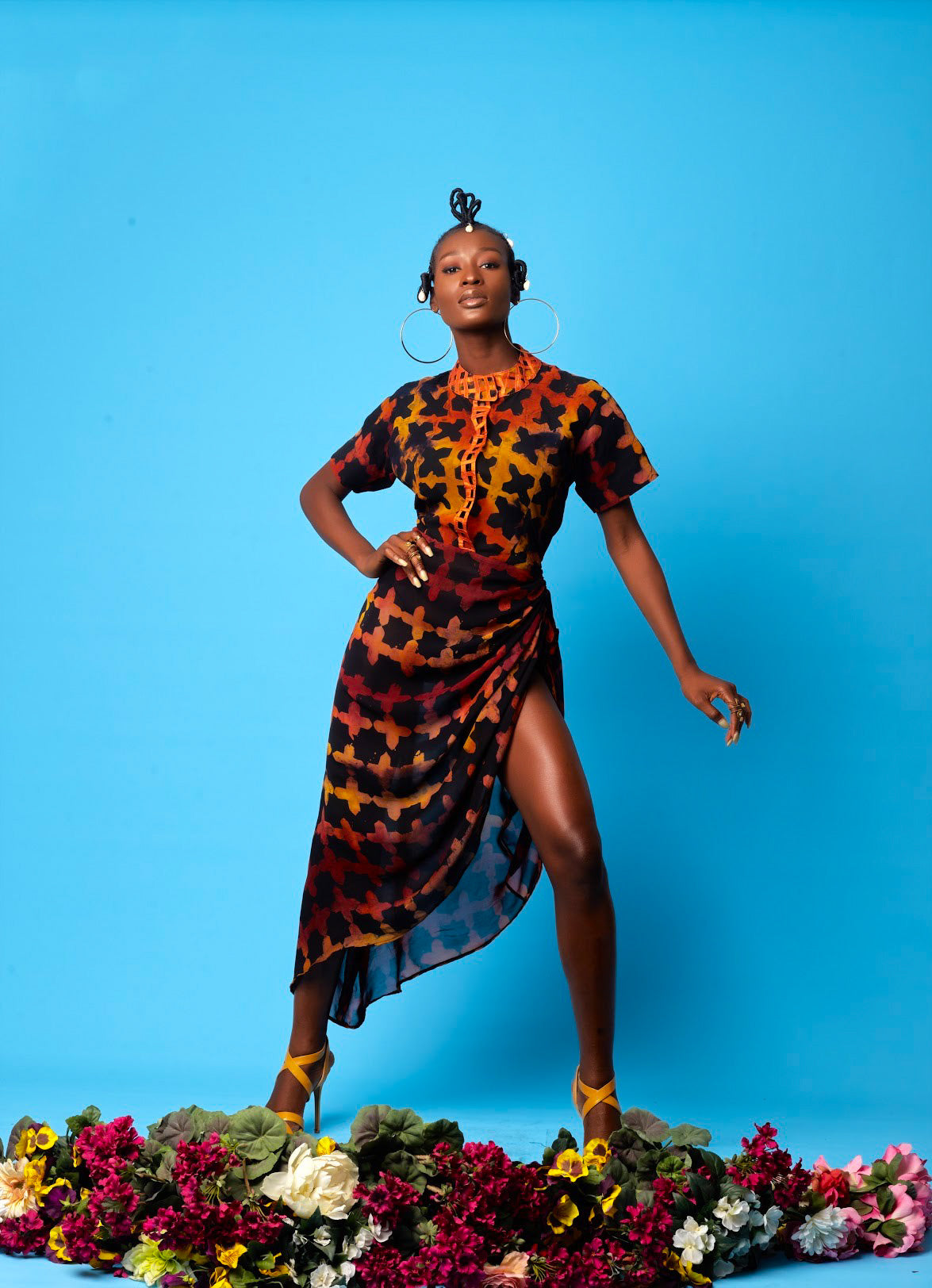 Moremi Ruched Mini Dress - Irawo