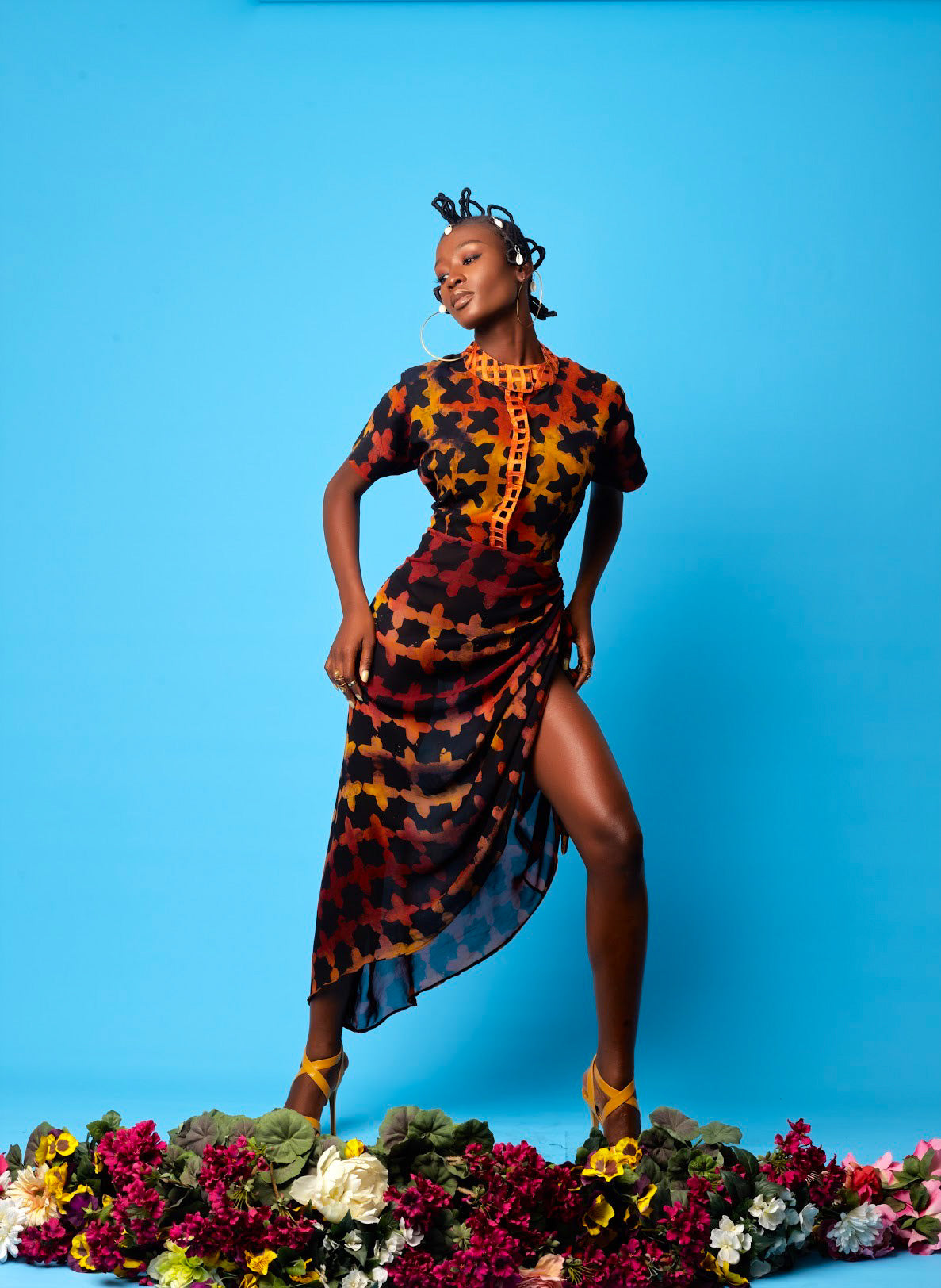 Moremi Ruched Mini Dress - Irawo